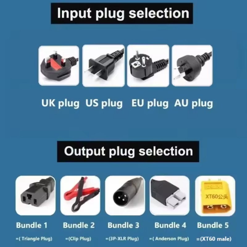 48V Aluminum Shell Adjustable  - огляд і ціна 84V 20A Smart Charger