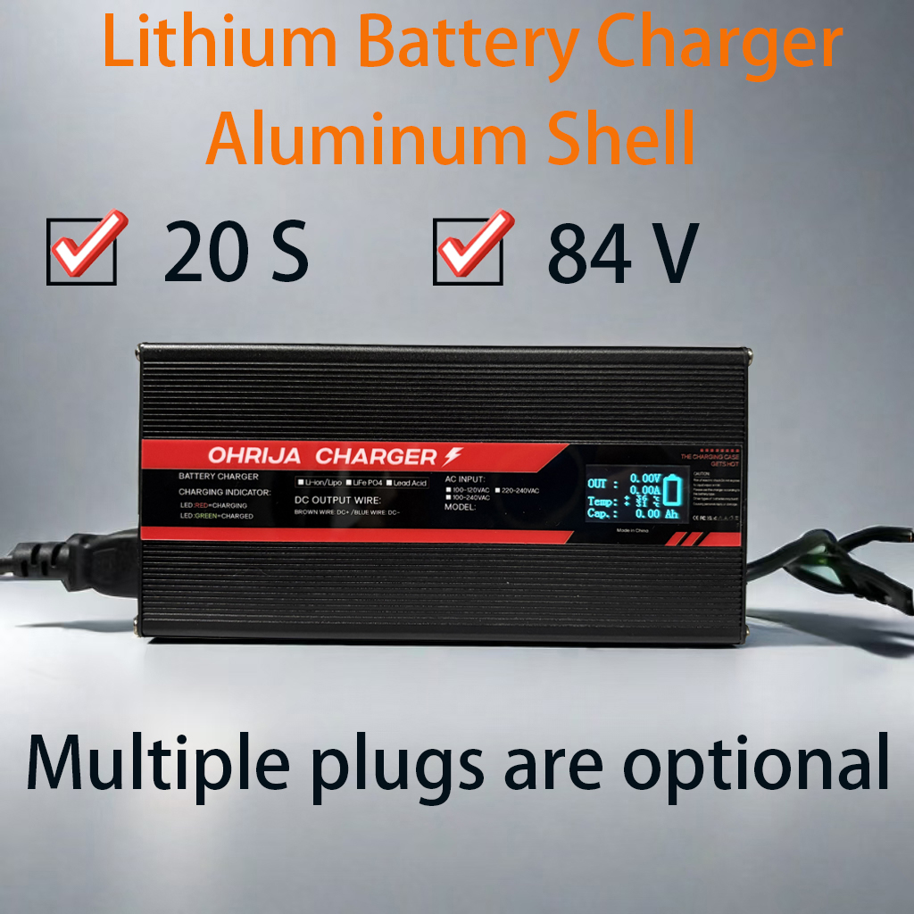84V 10A Lithium Battery Charge - огляд і ціна 84V 20A Smart Charger