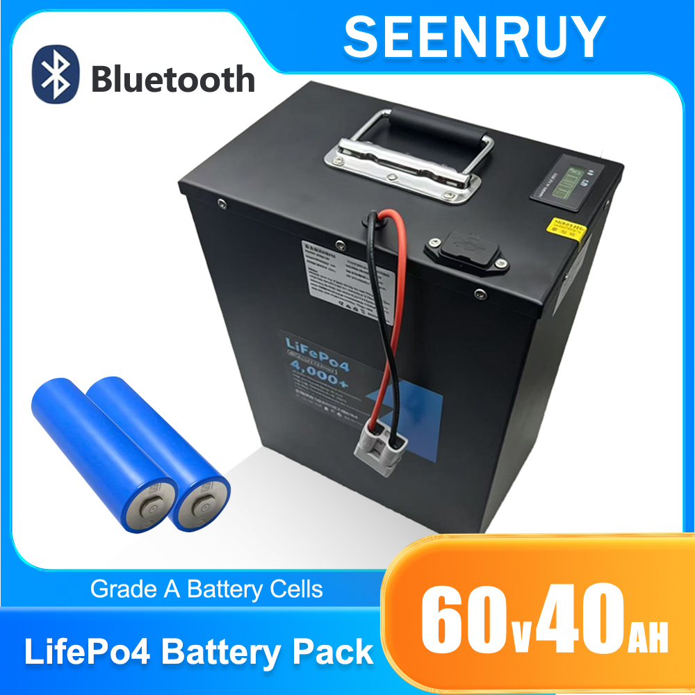 60V 40AH LifePO4 Sufficient Ca - огляд і ціна 60V 50Ah Electric Scooter Battery