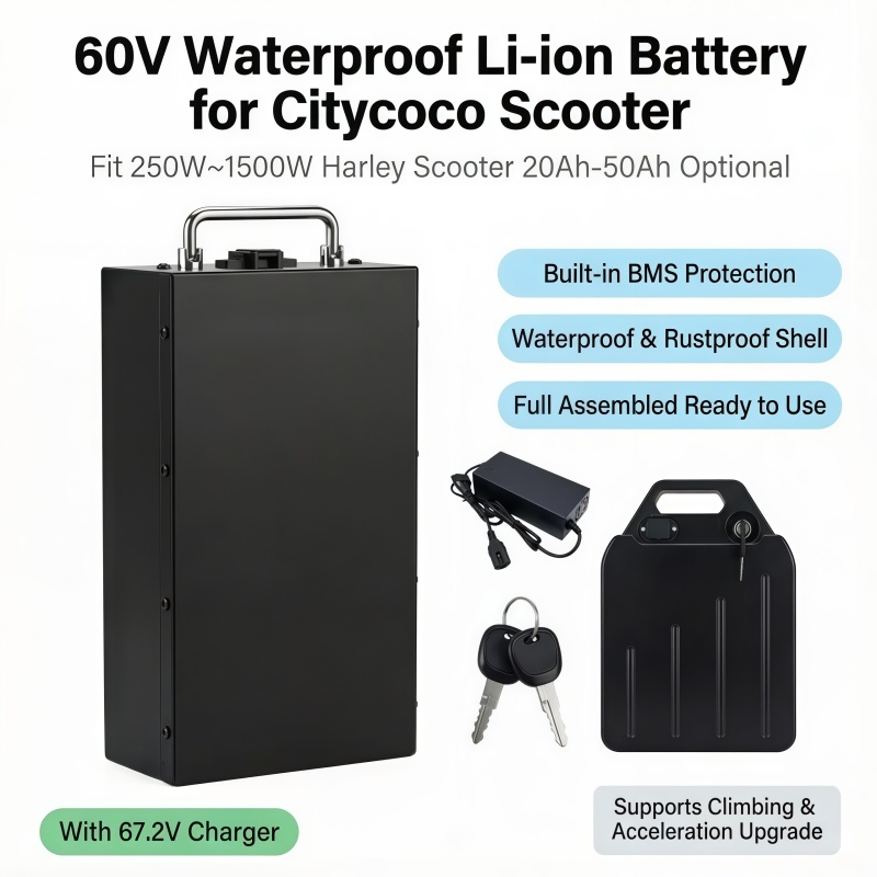 Fast Swap 60V Lithium Battery, - огляд і ціна 60V 50Ah Electric Scooter Battery