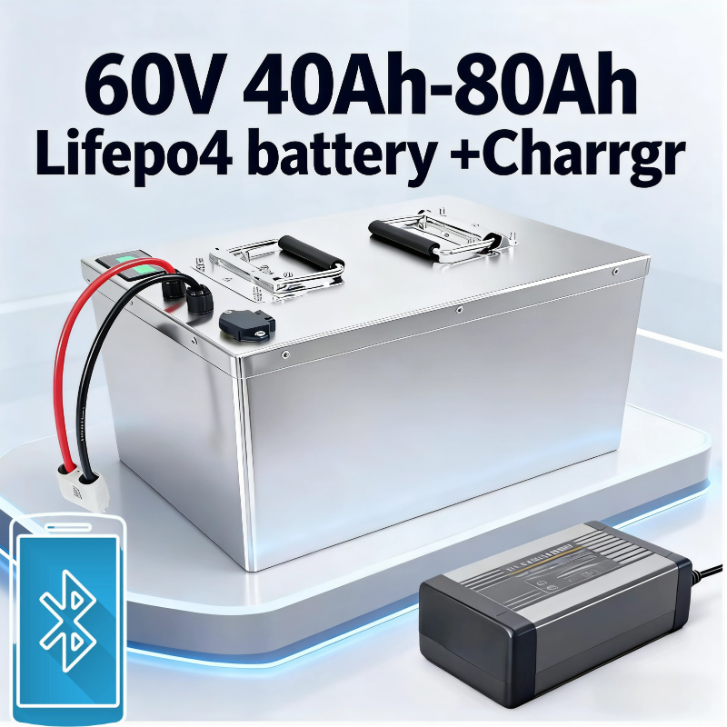 60V LiFePO4 Battery 40Ah 50Ah  - огляд і ціна 60V 50Ah Electric Scooter Battery