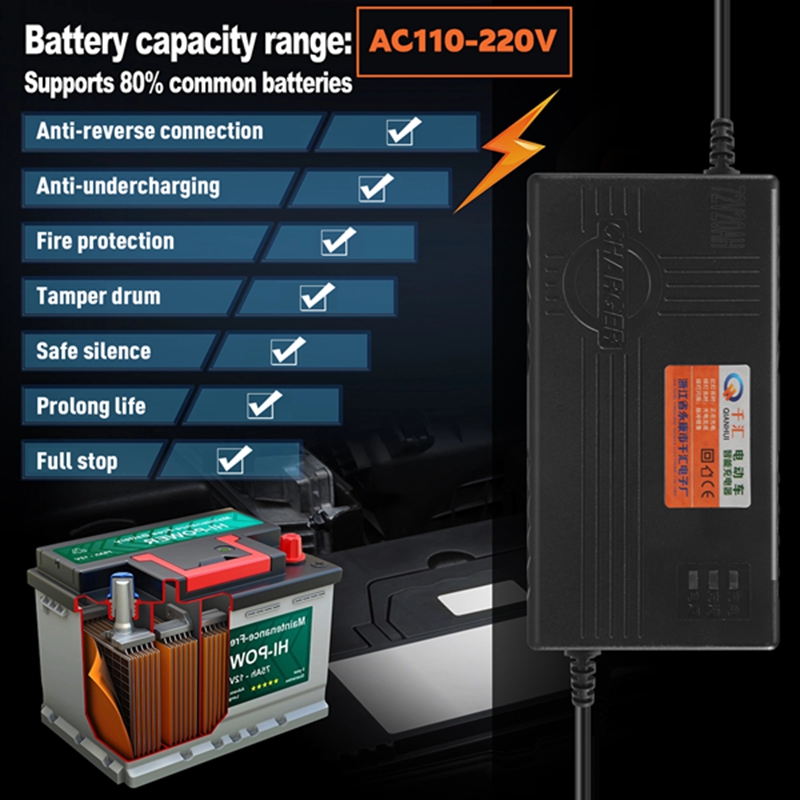 T82C Hot Sale-72V 20AH Motorcy - огляд і ціна 84V 20A Smart Charger