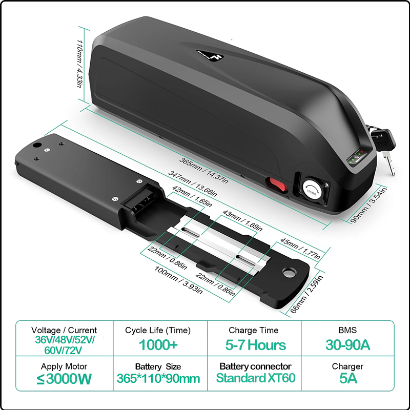 48V 50AH 52V 36V 30AH Ebike Ba - огляд і ціна 72V 50Ah 21700 Lithium Battery