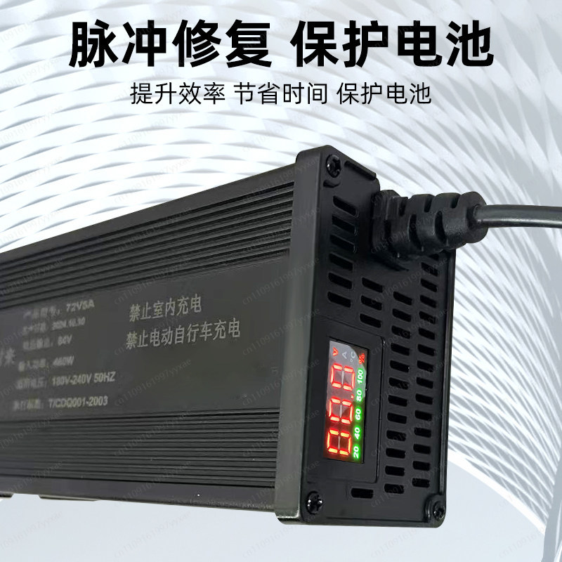 48V 60V 72V Smart LiFePO4 Li-i - огляд і ціна 72V 15A Fast Charger