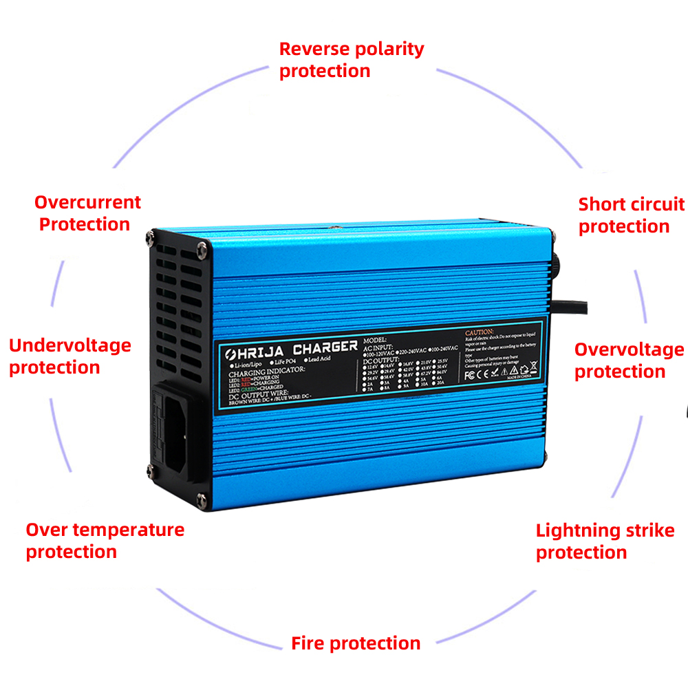 29.2V 8A Charger 24V Chargers  - огляд і ціна 84V 20A Smart Charger
