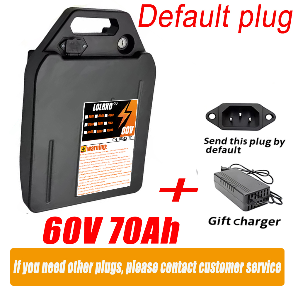 Electric vehicle lithium batte - огляд і ціна 60V 50Ah Electric Scooter Battery