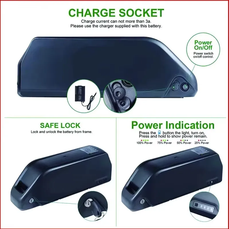 E Bike Hailong chamrider batte - огляд і ціна 72V 50Ah 21700 Lithium Battery